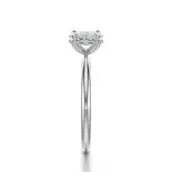 Pierścionek z owalnym diamentem z białego złota SBPZ_034